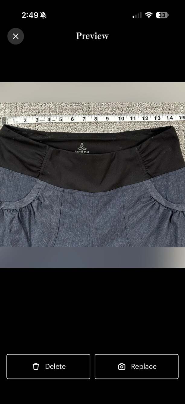 prAna Summit Pant in Charcoal Heather, Size Medium Regular Inseam - Picture 7 of 7